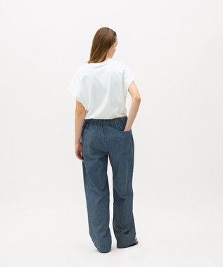LENO DUNGAREES EASY PANTS《UNISEX》/ ダンガリーイージーパンツ INDIGO