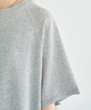 earth music&ecology シアーダンボールプルオーバー Gray Mixture
