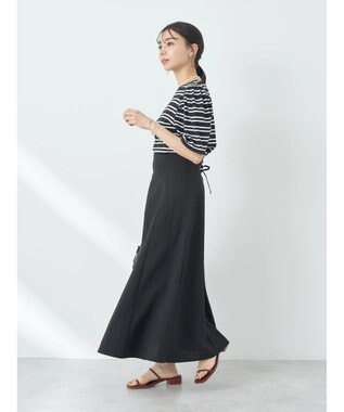 earth music&ecology パワーショルダーリブプルオーバー Border