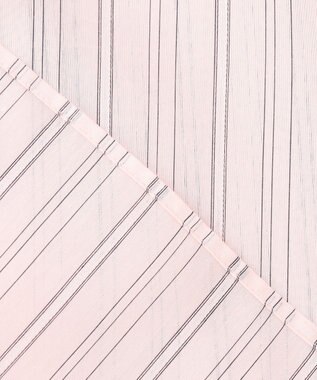 J.PRESS LADIES 【洗える】ランダムストライプ シャツカラー ブラウス ピンクストライプ系