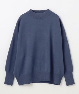 ANY 【6色展開】ムースタッチボクシーニット ロイヤル