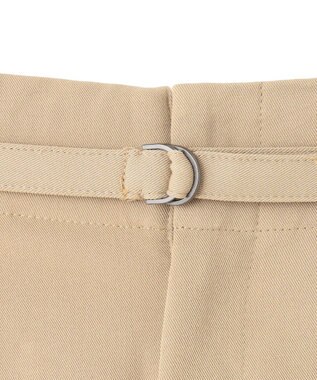 UNFILO イージーチノ ベルト付きパンツ ベージュ