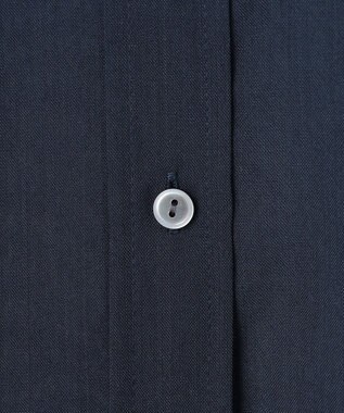 組曲 エアリーボイルシアー シャツ ネイビー系