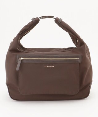 LA BAGAGERIE ループ2WAYショルダーバッグ　Mサイズ チョコ