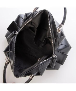 UNBILLION カシュカシュ cachecache / マット素材2wayボストン ブラック