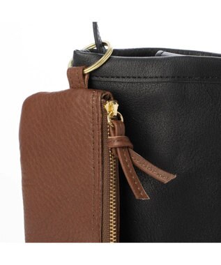 UNBILLION perche フラグメントケース付きモバイルショルダー ブラック