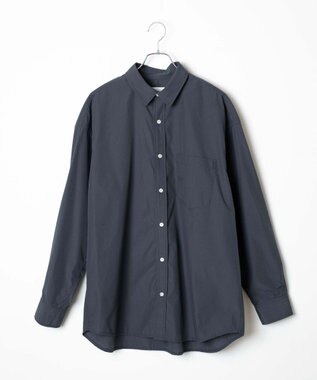 WEGO イージーケアブロードBIGシャツ ダークグレー