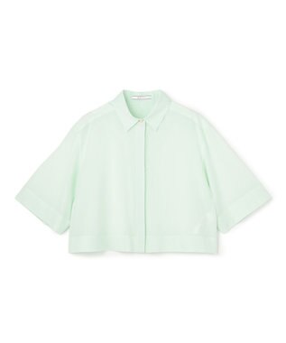 BEIGE， BAC / コットンシアー ショートレングスシャツ Mint