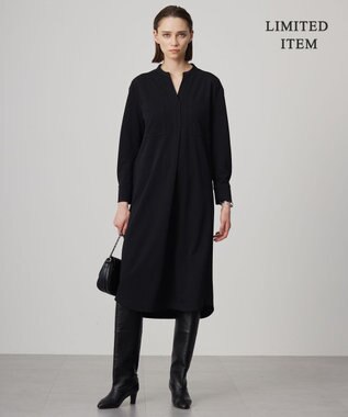 ICB 【WEB限定・洗える】アムンゼンジャージー ワンピース ブラック系