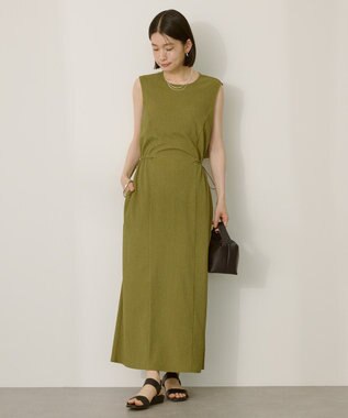 AMERICAN HOLIC バックホールドロストIラインワンピース【WEB限定カラー有り】 Khaki