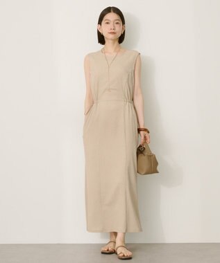 AMERICAN HOLIC バックホールドロストIラインワンピース【WEB限定カラー有り】 Beige
