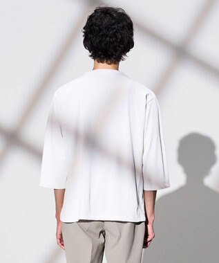 JOSEPH HOMME 【WEB限定】【新素材 / 新型】エンジニアドテック　リラックスフォルム クルーネック7分袖Ｔシャツ ホワイト系