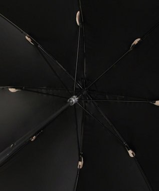 MOONBAT POLO RALPH LAUREN（ポロ ラルフローレン）晴雨兼用日傘 無地 刺繍 長傘 遮光率100％ 遮熱 UV キャメル