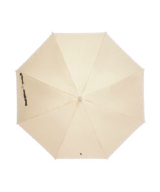 MOONBAT POLO RALPH LAUREN（ポロ ラルフローレン）晴雨兼用日傘 無地 刺繍 長傘 遮光率100％ 遮熱 UV キャメル