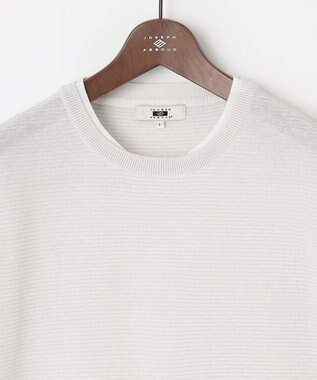 JOSEPH ABBOUD 【軽い/洗える】クールスキンニット Ｔシャツ ライトグレー系