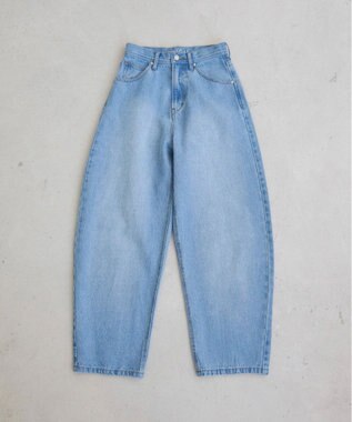 WEGO 【ANGIE VINTAGE/SMLサイズ展開】カーブデニムパンツ ブルー