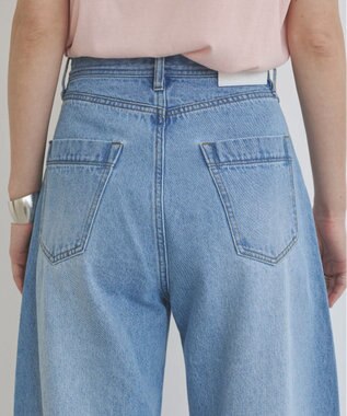 WEGO 【ANGIE VINTAGE/SMLサイズ展開】カーブデニムパンツ ブルー