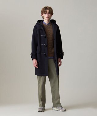 J.PRESS MEN 【定番】CUBABEACH トリプルパイル ダッフルコート ネイビー系