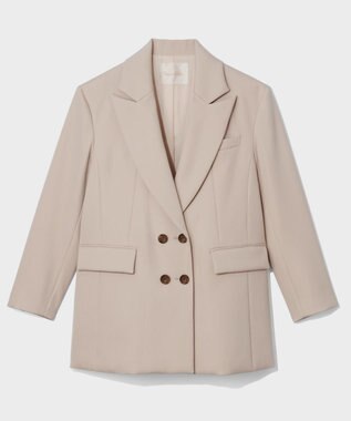 GRACE CONTINENTAL オーバーサイズコートジャケット ベージュ