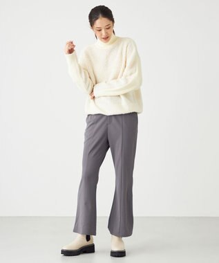 SHARE PARK LADIES プードルタートルニット アイボリー系