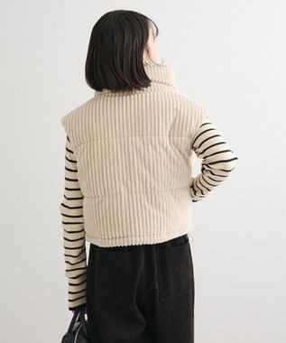 Green Parks ・ｓｗｉｎｇ　ｂｙ　ワイドコールベスト Light Beige