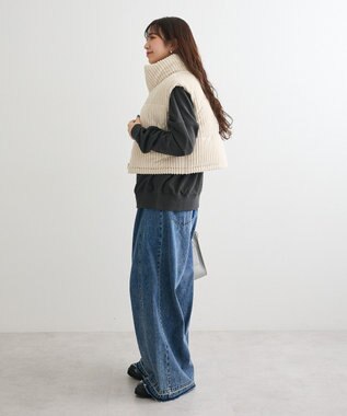 Green Parks ・ｓｗｉｎｇ　ｂｙ　ワイドコールベスト Off White