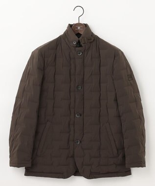 JOSEPH ABBOUD 【インナーダウンとしても対応可】ポケッタブル２WAYストレッチダウン ブルゾン ダークブラウン系