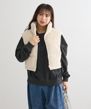 Green Parks ・ｓｗｉｎｇ　ｂｙ　ワイドコールベスト Off White