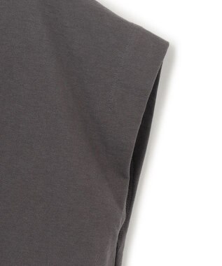 23区 L 【SLOW/洗える】コンパクトインレー フレンチスリーブ カットソー グレー系