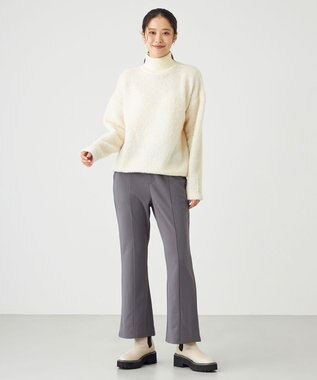 SHARE PARK LADIES プードルタートルニット アイボリー系