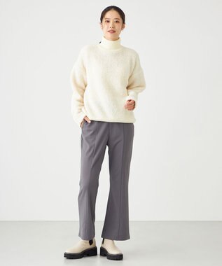 SHARE PARK LADIES プードルタートルニット アイボリー系