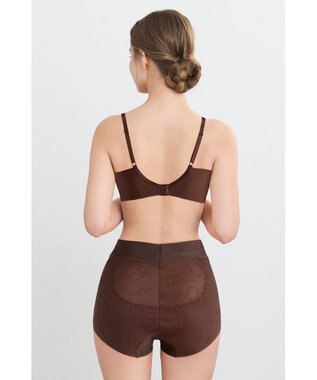 WACOAL ガードル ショート丈 高くヒップアップ 下腹部もすっきり ラクな着用感 レディース メッシュタイプ GRC326 /ワコール シナモンブラウン