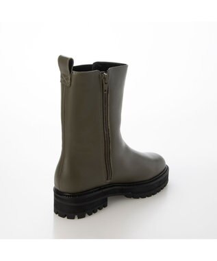 ing <ing>タンクソールサイドゴアブーツ カーキ