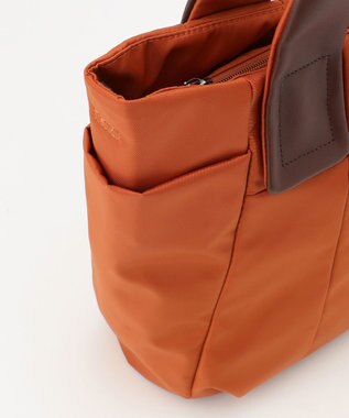 Y'SACCS 【Y’SACCS vous et】ナイロンキリカエ2WAYトート Mサイズ レンガブラウン