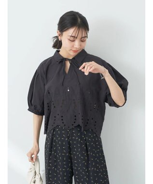 earth music&ecology エンブロイダリープルオーバー Off White