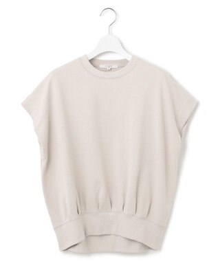 23区 L 【SLOW/洗える】コンパクトインレー フレンチスリーブ カットソー ベージュ系