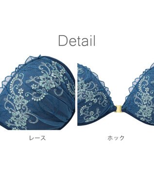 BRADELIS New York 【NuBra / ナチュラルタイプ】ヌーブラ・エアーライト エメ 蒸れにくい バックレス コレクション デザインヌーブラ 正規品 ブルー