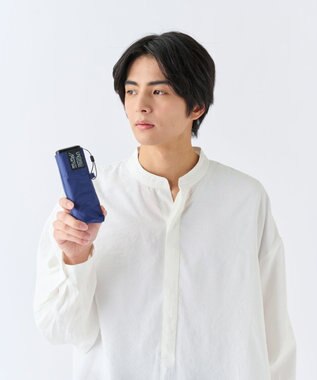 MOONBAT 【遮光100％/超軽量】マジで軽い傘 晴雨兼用折りたたみ日傘 マジカルテックプロテクション 5Flat50 ディープブルー