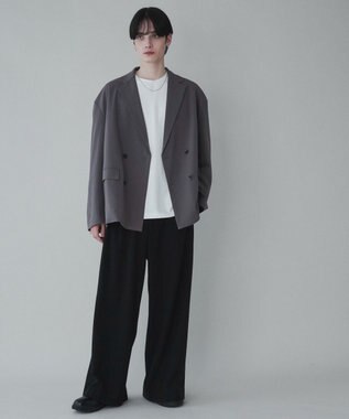 WEGO TRルーズテーラードジャケット ダークグレー