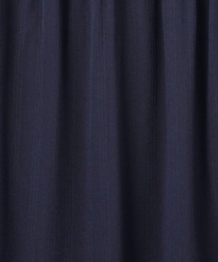 ANY SIS S 【洗える】シアーパターン ワンピース ネイビー