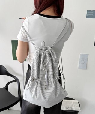 WEGO クリアポーチ付きナップサック
