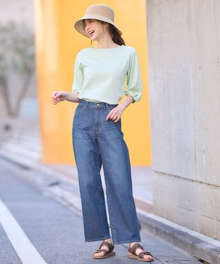 ANY 【WEB限定】シルケットスムース ツイストリーブプルオーバー ミント