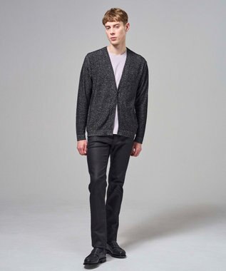 JOSEPH HOMME 【新素材】ドライペーパーブークレー   カーディガン ブラック系