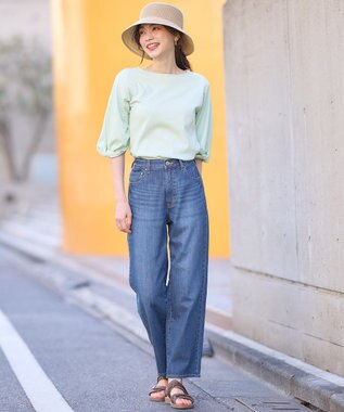 ANY 【WEB限定】シルケットスムース ツイストリーブプルオーバー ミント