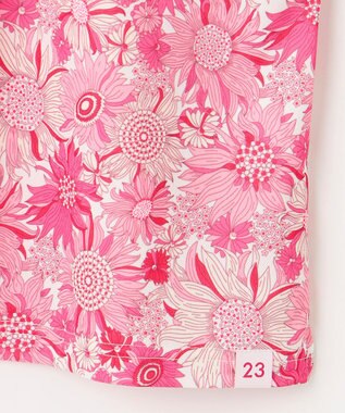 23区GOLF 【WOMEN】【UVケア/吸水速乾】スプリングフラワー柄 半袖ポロシャツ ピンク系5