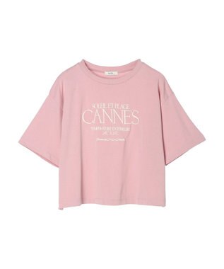 earth music&ecology ＣＡＮＮＥＳ　ショートＴ Pink