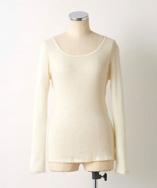 TOQUE 〈大草直子さんアドバイザー〉ロイヤルベビーアルパカ針抜きスムスインナートップス