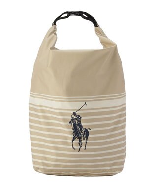 MOONBAT POLO RALPH LAUREN レインバッグ ボーダー ベージュ
