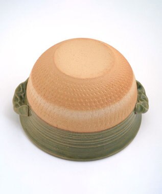 たち吉 【たち吉】伊賀飛びカンナごはん鍋（緑釉）〈１個〉伊賀焼 グリーン