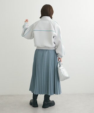 Green Parks ・Ｐｅｔｉｔ　Ｆｌｅｕｒ　ラメプリーツスカート Green